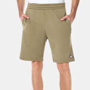 NWT Converse Chuck Taylor‎ Shorts Sneaker Patch Mossy Green Terry Jogger S